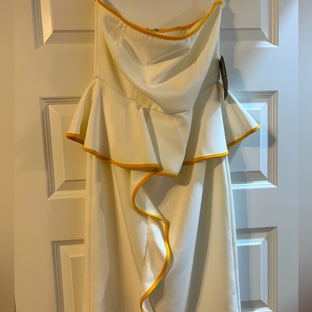 Eva Mendes strapless dress sz 6